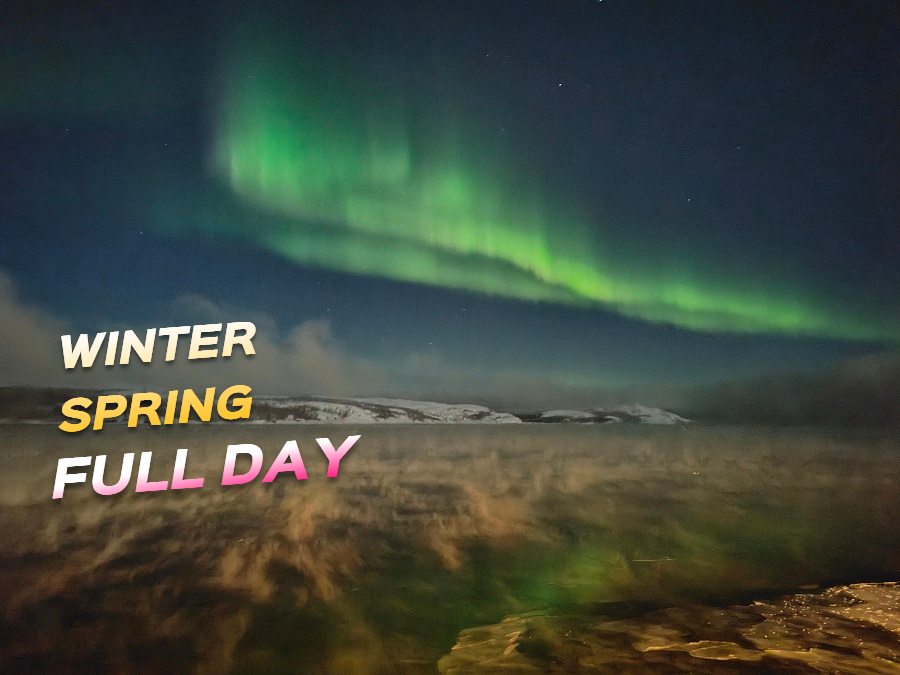 Kirkenes Sightseeing and Russian Border Tour, Andersgrotta Visit, Evening Snowmobile King Crab Safari & Dinner (KP09)
